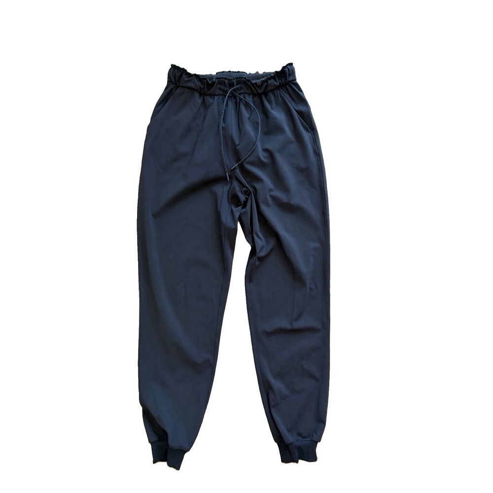 Lululemon joggers Keep Moving High Rise Full Length Black Pants Women Sz 6